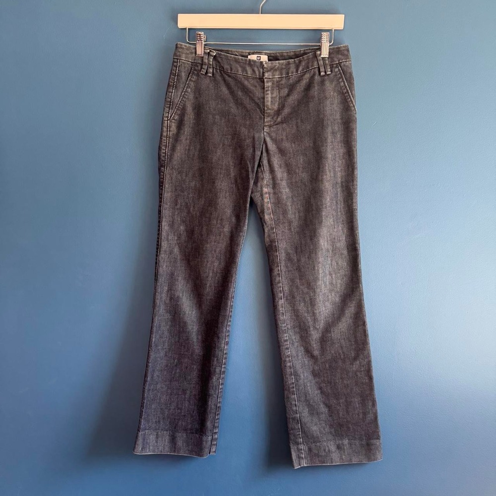 2008 Gap Low Rise Bootcut Jeans Women's Size 4 Ankle Denim Dark Wash Stretch